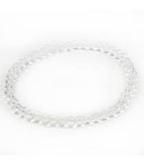 Armband Bergkristall Kugel -4mm