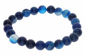 Armband Tigerauge 8,5mm Kugel in drei Farben - Blau, Rot, Braun