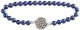 Armband Lapis mit Blume des Lebens