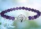 Armband Kristall Lebensbaum, Amethyst