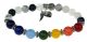 Chakra-Schutz Armband Rutilquarz mit Achat Steinen