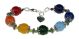 Chakra-Armband mit Achat Steinen