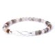 Armband Achat bunt Infinity 6mm Kugeln